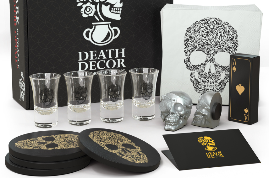 Skull Shot Glass Gift Set